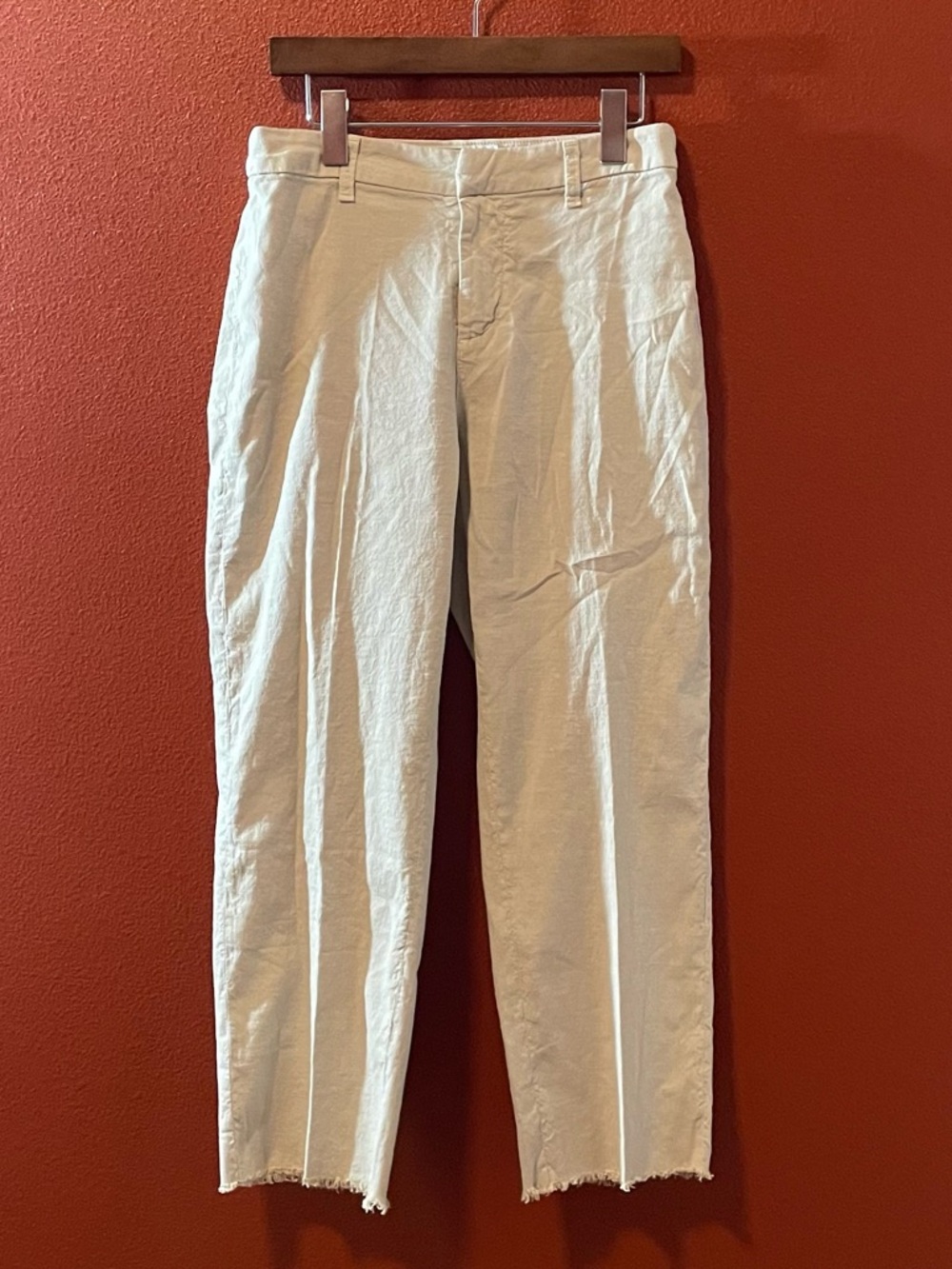 Frank & Eileen Women’s Kinsale Flax Pull On Raw Hem Pants